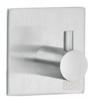 Produktbild von Smedbo Design Haken in Edelstahl gebürstet, Selbstklebend B1105