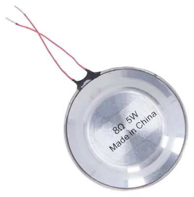 Imagen del producto de Altavoz resonante de 35 mm, 5 W, 8 Ω, de un solo uso, para proyectos de audio