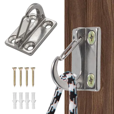 Productafbeelding van Omgoods - Set van 2 Wandhaken voor Hondenriemen van RVS