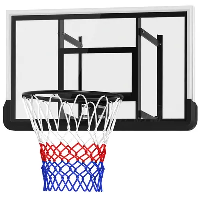 Produktbild von Basketballkorb - Basketballring - Basketballkorb zur Wandmontage - Basketballset - Basketballring mit Aufhängungssystem - Schwarz