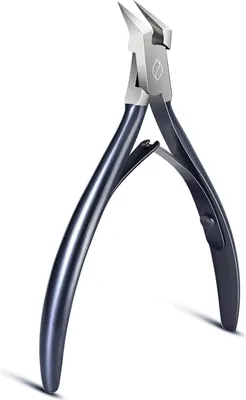 Image de FERYES Pince à ongles lame droite pour ongles épais et incarnés - Pince à ongles pour pieds en acier inoxydable professionnel - Wide Jaw Ciseaux à ongles Podolry Tool