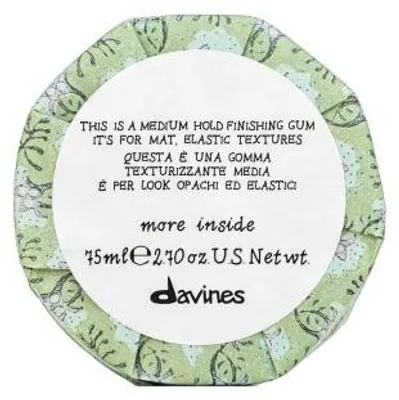 Zdjęcie produktu dla Davines This is a Medium Hold Finishing Gum, Wosk do włosów, 75 ml, Unisex, Do wszystkich włosów, Słoik, Utrwalanie