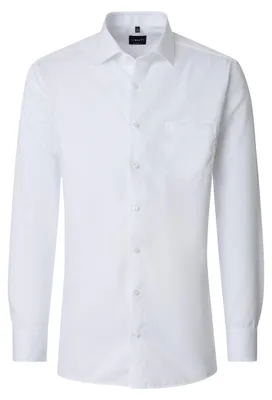 Produktbild von VENTI Herren Businesshemd Langarm Kent Modern-Fit Weiß 44