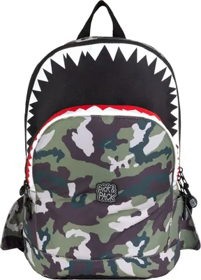 Produktbild von Pick & Pack Rucksack Shark Shape Backpack 10L Camo mehrfarbig