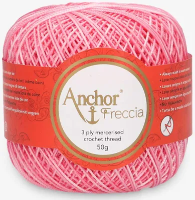 Image de Anchor Freccia Multicolour 6 | Fil à Crocheter 100% Coton Longues Fibres (color 01201)