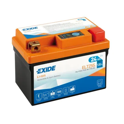 Immagine prodotto di Batteria al litio Exide ELTZ5S Li-Ion per moto 12V 2Ah 120A