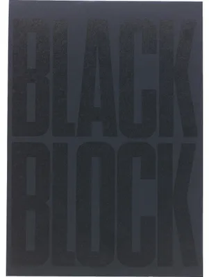Image de Exacompta 5x Bloc Black block 29,7x21cm Papier jaune 5x5 70 feuil. Noir 5700E