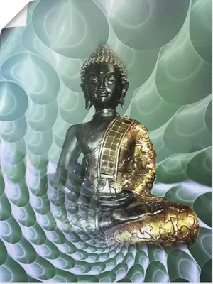 Produktbild von ARTland Poster Buddhas Traumwelt CB Größe: 30x40 cm