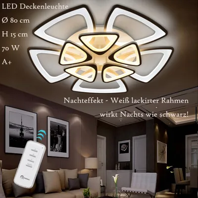 Zdjęcie produktu dla Lampa sufitowa LED XW065-5+5LNB z pilotem Regulowana barwa światła