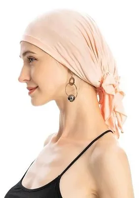 Zdjęcie produktu dla Czapka turban damska chemioterapeutyczna chusta na głowę beanie lekka