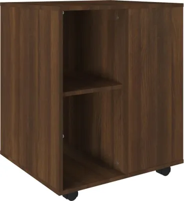 Obrázok produktu pre vidaXL Roll Cabinet Brown Oak Optics 60x53x72 cm Drevo Materiál