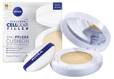 Imagen del producto de NIVEA 4005900897336, Estuche compacto, Para todo tipo de piel, Hidratante, Suavizante, Acondicionador, Tono medio, Beige, Mittel