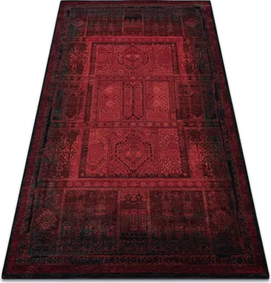 Produktbild von Wollteppich OMEGA Nakbar orientalisch - rubin rot 300x400 cm
