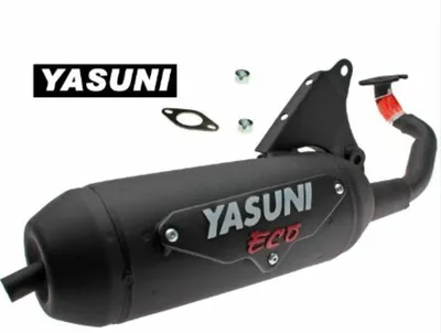 Immagine prodotto di YASUNI Eco komplette Auspuffanlage - Edelstahl schwarz
