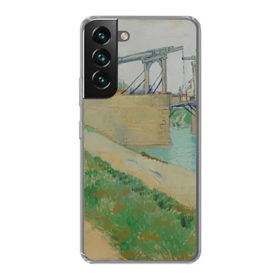 Produktbild von MuchoWow® Handyhülle Schutzhülle Hülle für Samsung Galaxy S22 Die Brücke von Langlois - Vincent van Gogh Silikon Softcase Handy Hülle - Mobiltelefonhülle