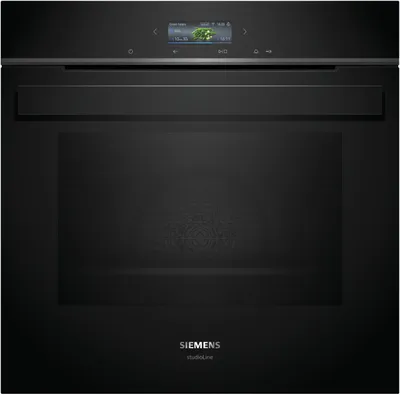 Produktbild von Siemens iQ700 HB974GLB1, Medium, Elektrischer Ofen, 71 l, 71 l, 30 - 300 °C, Hydrolytisch + Pyrolytisch