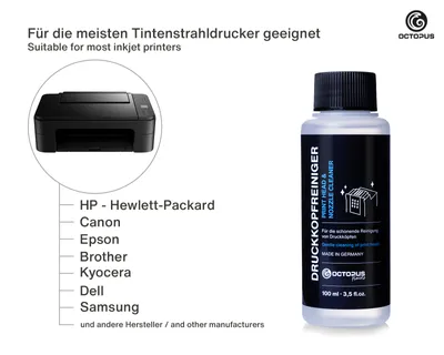 Zdjęcie produktu dla Środek do czyszczenia dysz 100 ml, środek do czyszczenia głowic drukujących