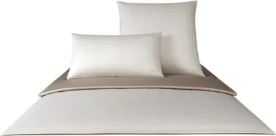 Produktbild von JOOP! Mako-Satin Bettwäsche-Garnitur Micro Pattern Farbe haselnuss Größe 155x220+80x80