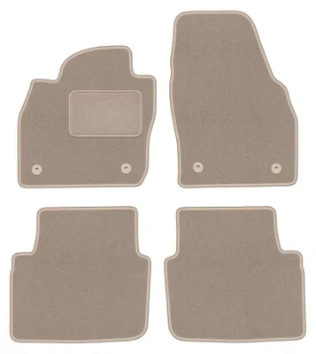 Immagine prodotto di Tappetini in moquette per Skoda Kamiq 2019- (crossover) – set 4 pezzi, beige, su misura – Wielganizator LUX
