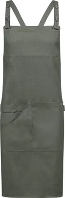Produktbild von Greiff GASTRO MODA Service Latzschürze Kreuzträger 77x85 Grün