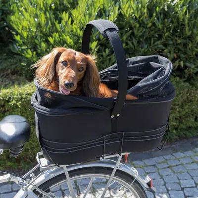 Produktbild von Trixie Hundefahrradkorb Long für breite Gepäckträger