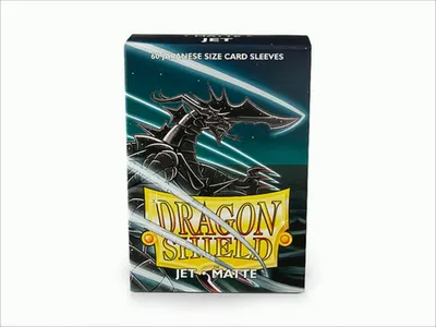 Produktbild von Dragon Shield Small Sleeves - Matte Jet (60 Sleeves)