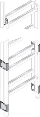 Produktbild von Hailo Schiebebeschlagset für Holm 40x20mm