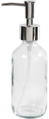 Produktbild von Seifenspender, H 19,3 cm, D 6,3 cm, 230 ml, Transparent, 1 Stk [HOB-558630]