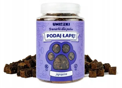 Produktbild von UNISZKI Podaj łapę Lamb – leckerli für hunde – 210g