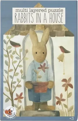Zdjęcie produktu dla Puzzle rodzinne z zajączkami, Egmont Toys