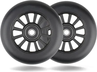 Immagine prodotto di Ruote per scooter da stunt, 100 mm, 2 pezzi, cuscinetti ABEC-9, materialePoliuretano88A
