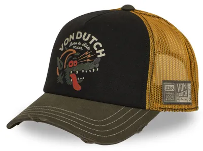 Produktbild von Von Dutch Originals Trucker Cap - CREW WOLFY Black