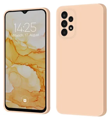 Produktbild von Hülle für Samsung Galaxy A23 5G Case Cover Bumper Smartphone Softgrip Schutzhülle Farbe: Rosa