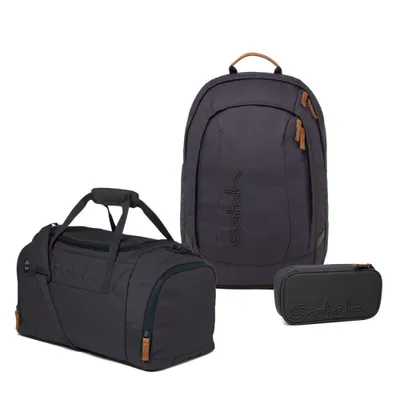 Produktbild von Satch Air Nordic Grey Schulrucksack Set 3tlg.