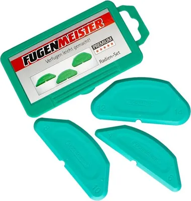 Produktbild von Fugenmeister "Radien" Set mit 3 Schablonen