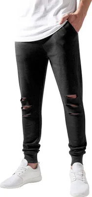 Imagen del producto de Pantalones de chándal Urban Classics, modelo "Cutted Terry", color gris carbón, talla XXL
