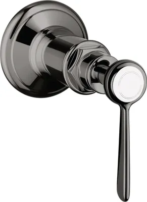 Produktbild von Abstellventil AXOR MONTREUX DN 15/DN 20 UP m HGri pol. black chrome polished black chrome