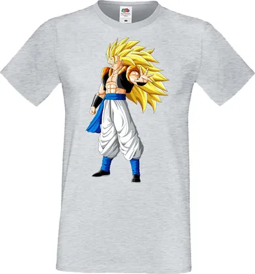 Produktbild von Herren T-Shirt Anime Manga Dragon Anime Manga Ball Z 13 Great Transformation, Man L / Grau