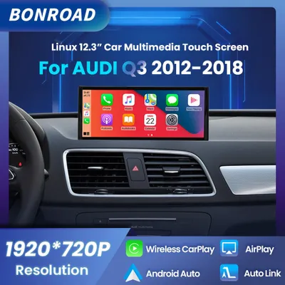 Obrázok produktu pre Autorádio s multimediálnymi funkciami a dotykovým displejom – 12,3 palca, bezdrôtové pripojenie CarPlay a Android Auto – výkon 45 W