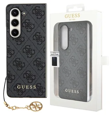Produktbild von Guess Guhahczfd5Gf4Ggr F946 With Fold5 Gray/Gray Hardcase 4G Charms Collection