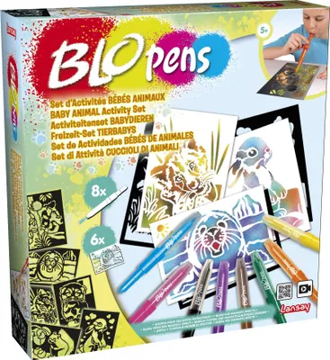 Image de BLOPENS set créatif de 8 marqueurs animaux 23549