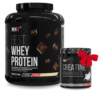 Produktbild von Protein Best Whey + Enzyme 2010 g Chocolate