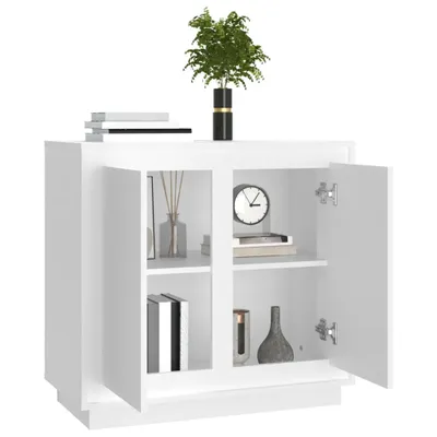 Obrázok produktu pre vidaXL Príborník biely 80x34x75 cm Materiál dreva