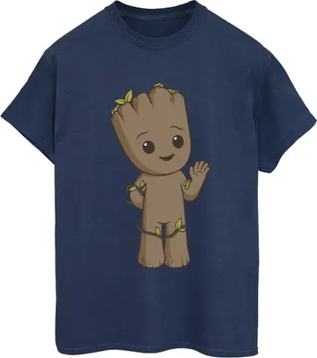 Produktbild von Marvel - "I Am Groot" T-Shirt für Damen BI35173 (XL) (Marineblau)
