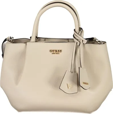 Produktbild von Elegante Beige Damentasche: Vielseitig mit Henkel & Riemen, 3 Fächer