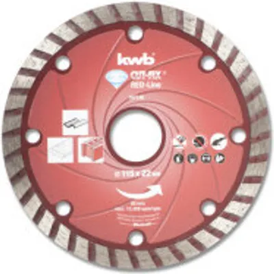 Image de kwb 797540 Disque à tronçonner diamanté Diamètre 125 mm 1 pce