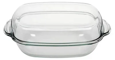 Immagine prodotto di BOHEMIA CRISTAL Arrosto per pollame con coperchio 8 l 42x26x17cm