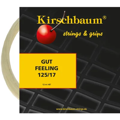 Produktbild von Kirschbaum Tennissaite Gut Feeling 12m natur, 105190216600016