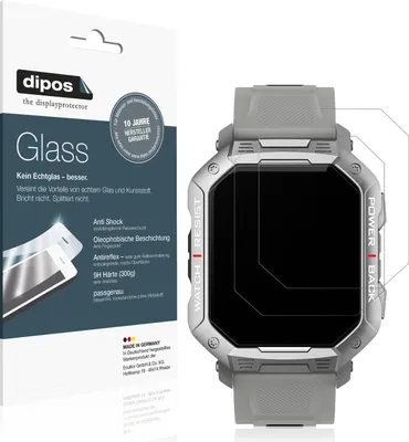 Produktbild von 2x Schutzfolie für Kumi U3 Pro matt - Anti-Shock 9H Folie dipos Glass Kunststoffglas