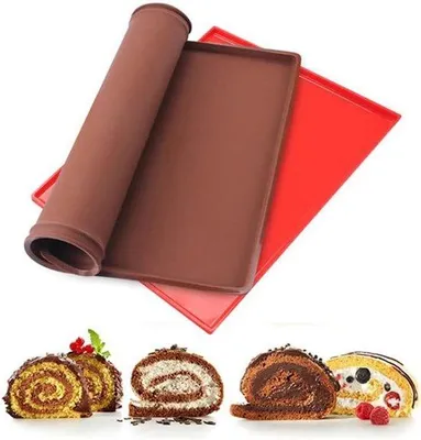 Image de Tapis de cuisson en silicone - grands formats - antiadhésifs - pour la cuisson au four et à la poêle